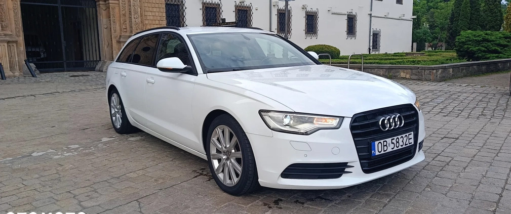 Audi A6 cena 56900 przebieg: 206000, rok produkcji 2012 z Brzeg małe 154